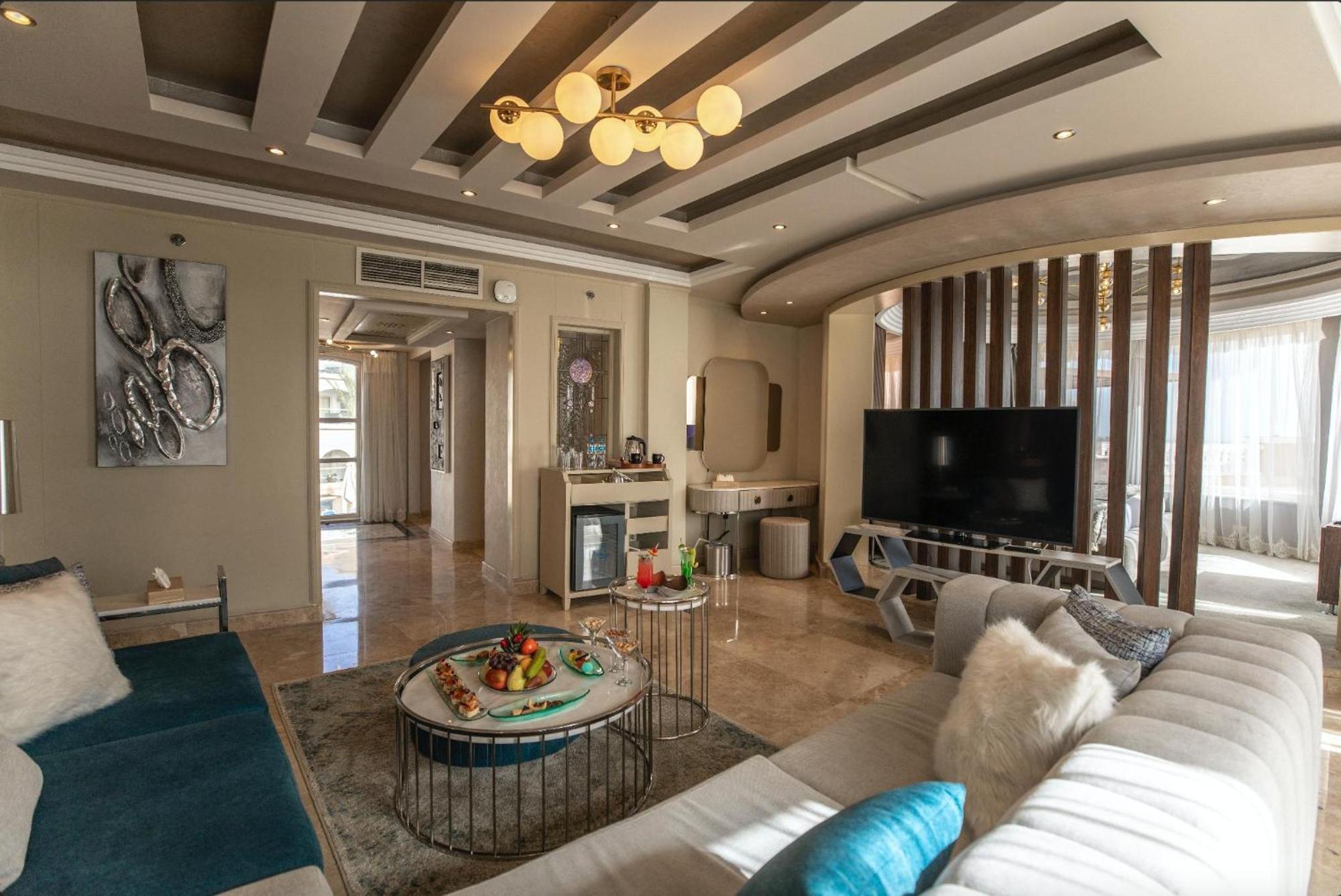 Kaisol Romance Resort Sahl Hasheesh - Adults Only Hurghada Exterior foto A 3D rendering of a living room