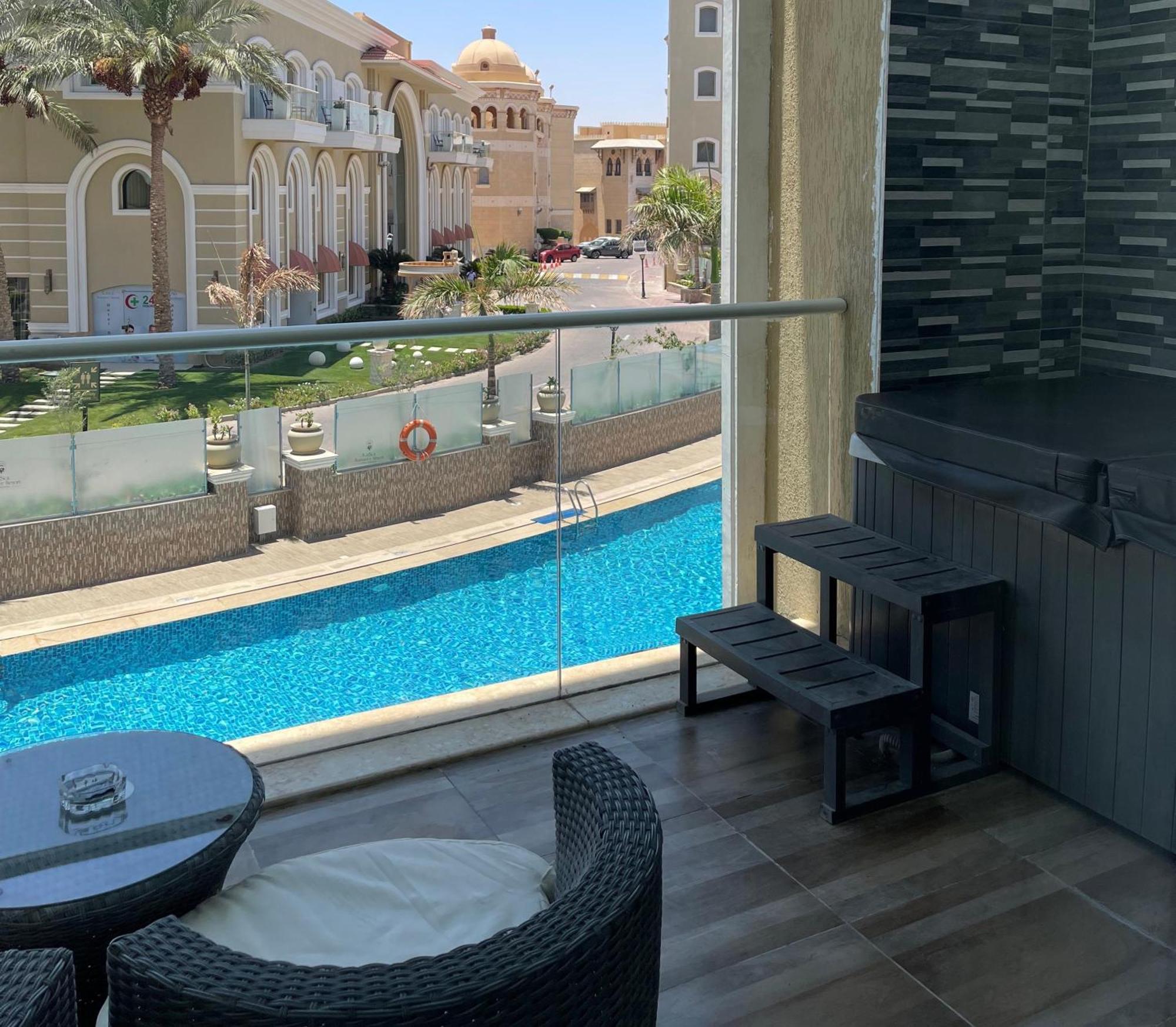 Kaisol Romance Resort Sahl Hasheesh - Adults Only Hurghada Exterior foto The View from the balcony of a hotel room